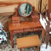Vintage Log Of 27pcs Dollhouse Christmas Village Furniture Accessories Trees