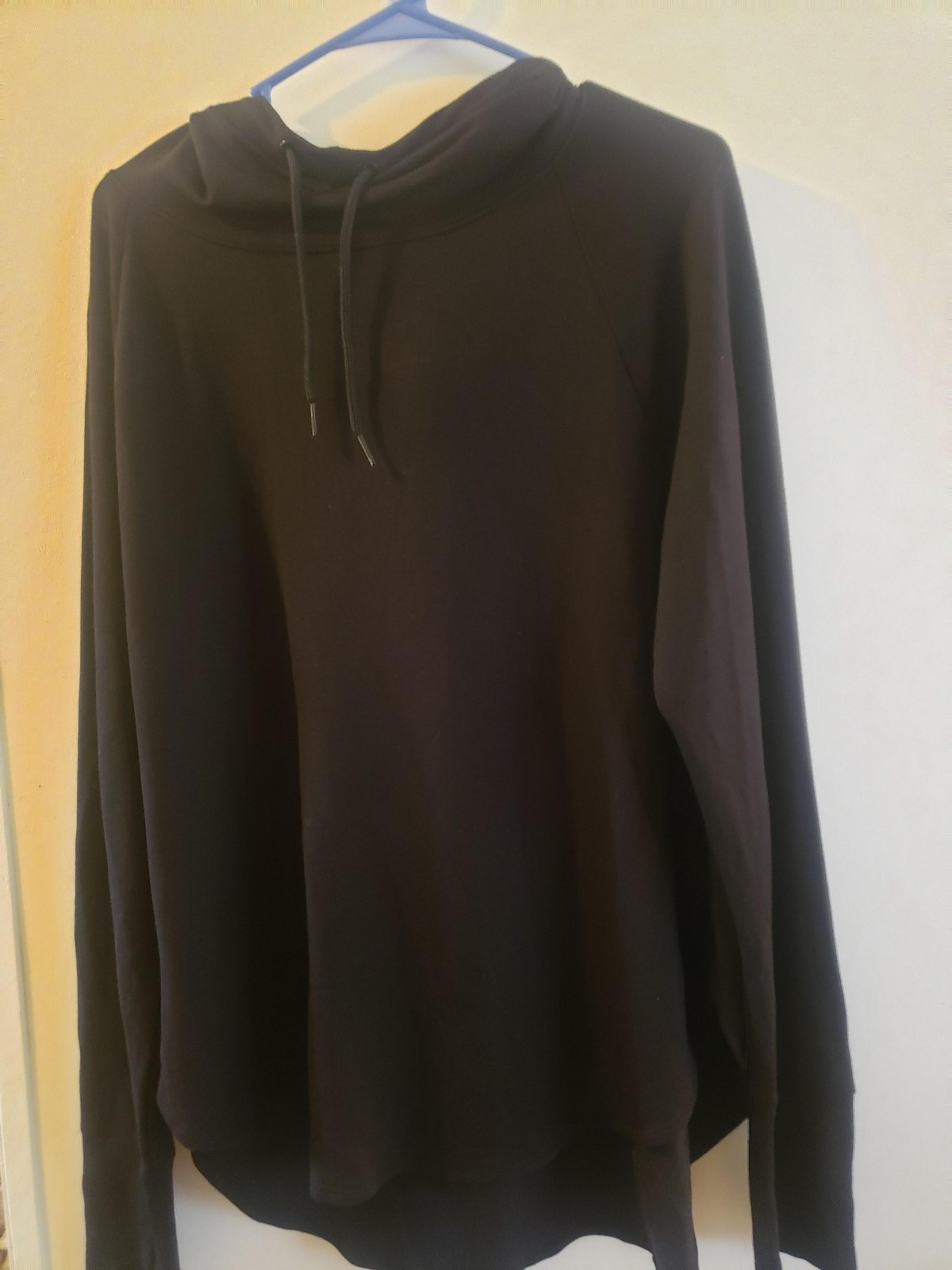 Womens avia sportswear black hoodie shirt xxlarge
