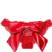 NEW L VS Lace & Velvet Bow Ouvert Cheeky