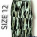 NWT LINEN SKIRT STRAIGHT TIERED SZ 12 WOMENS 12