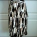 NWT LINEN SKIRT STRAIGHT TIERED SZ 12 WOMENS 12