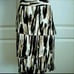 NWT LINEN SKIRT STRAIGHT TIERED SZ 12 WOMENS 12