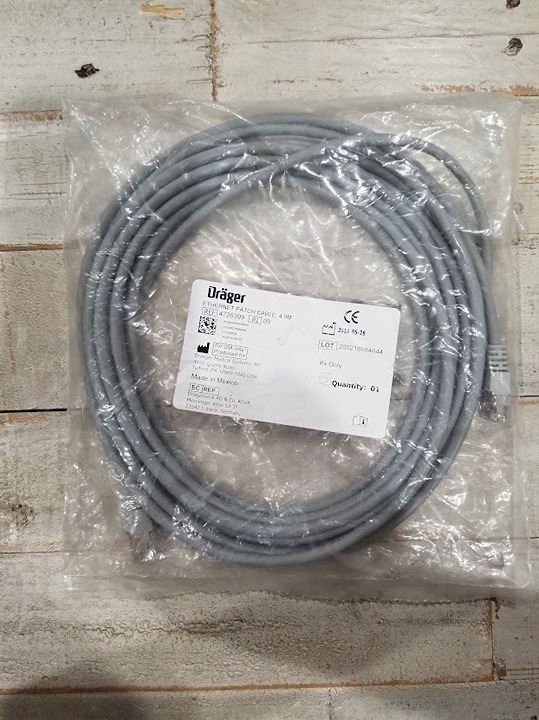 Drager 4726399 Ethernet patch CABLE Draeger # 177