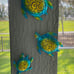 Set of 3 Metal Sea Turtle Beach Theme Decor Wall