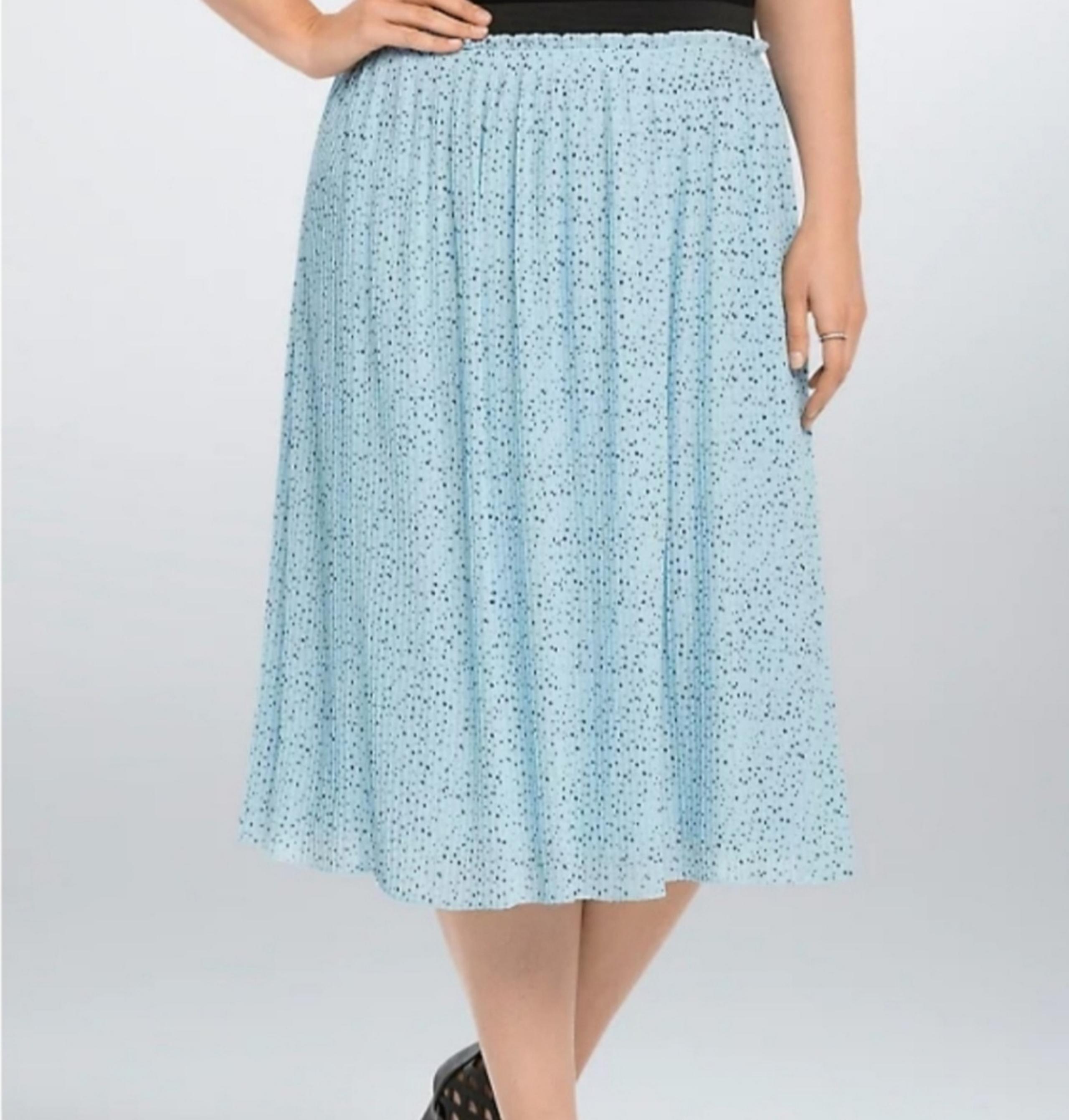 TORRID Pleated Starry Skirt 3 22/24