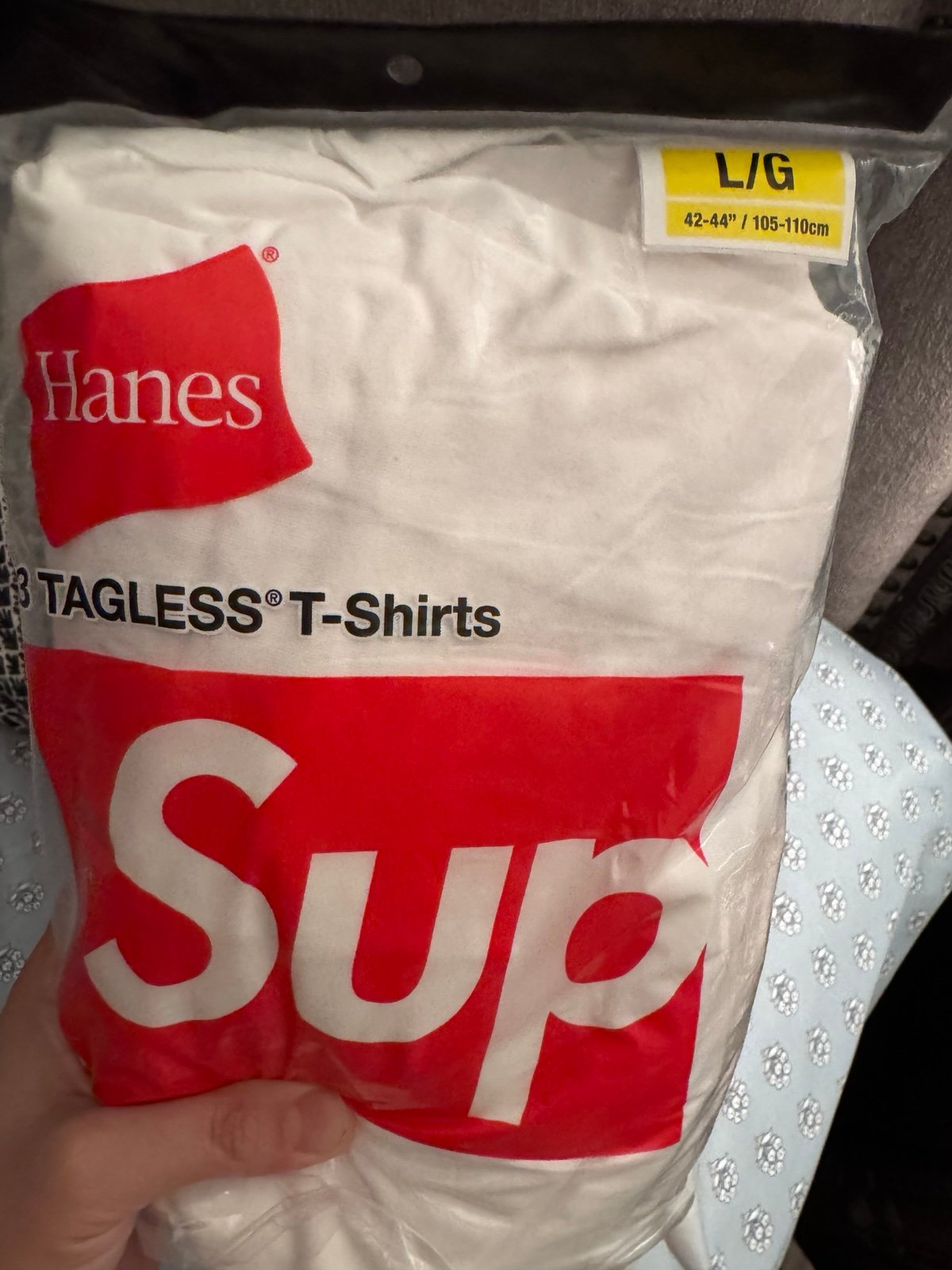Supreme White Tshirt x Hanes