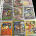 Pokémon cards with binder