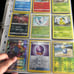 Pokémon cards with binder