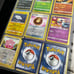Pokémon cards with binder