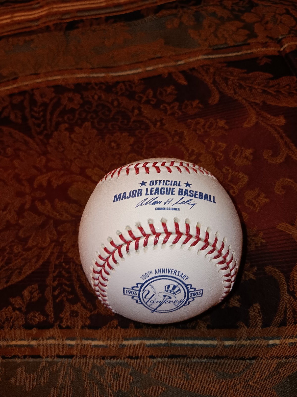 2003 New York Yankees 100th Anniversary Official Rawlings MLB Original Baseball