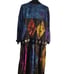 Vintage Staley Gretzinger Blouse Skirt Womens M Black Multi Art to Wear Stars