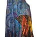 Vintage Staley Gretzinger Blouse Skirt Womens M Black Multi Art to Wear Stars