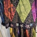 Vintage Staley Gretzinger Blouse Skirt Womens M Black Multi Art to Wear Stars