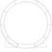 Metal round balloon arch