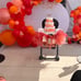 Metal round balloon arch