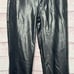 Abercrombie & Fitch Black Vegan Leather 90's Straight Ultra High Rise Pants New