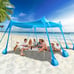 Rhino Valley Beach Tent Sun Shelter, Beach Canopy Tent Sun Shade UPF50+ Protecti