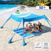 Rhino Valley Beach Tent Sun Shelter, Beach Canopy Tent Sun Shade UPF50+ Protecti