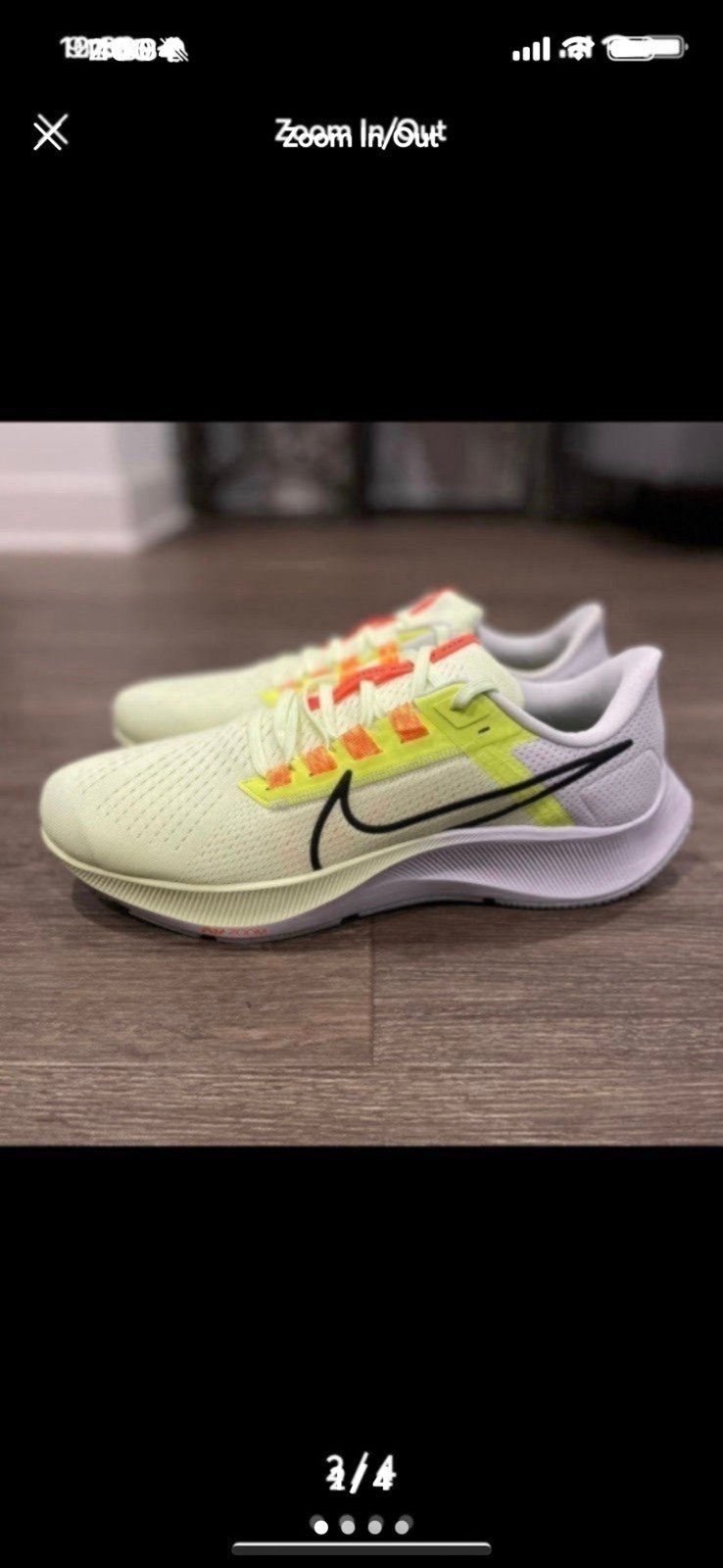 Nike Air Zoom Pegasus 38 Barely Volt sz 11.5