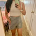 2 Pairs of Zara High Waisted Shorts
