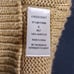 Crescent Sweater Funnel Neck Turtleneck Fringe Pullover Tan Brown S