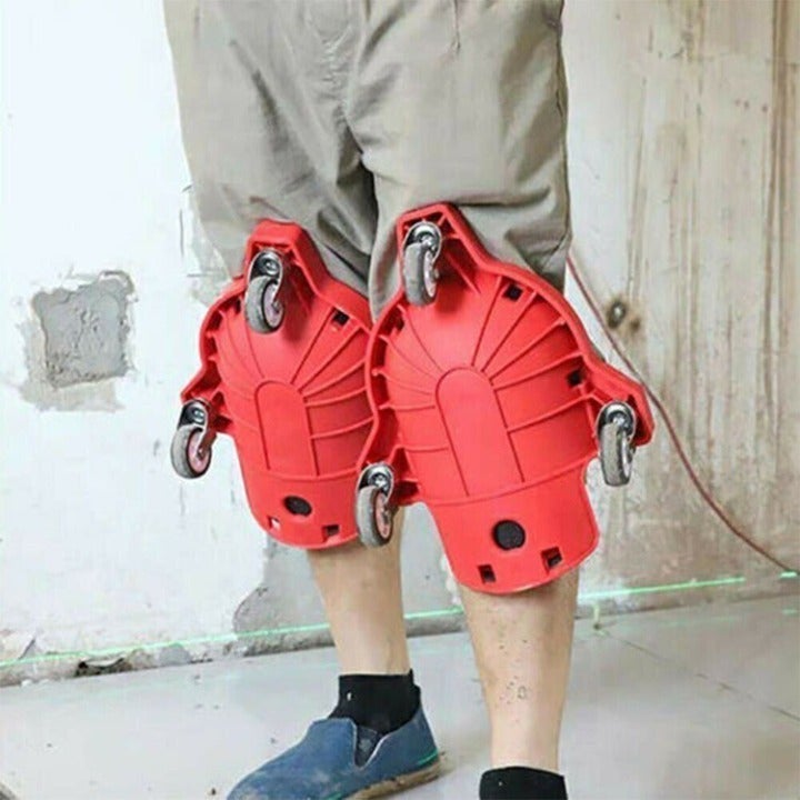 1 Item Knee Pad Rolling Wheels Garden