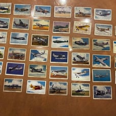Wings Cigarette Airplane Cards Series B & C and one with no letter duplicates