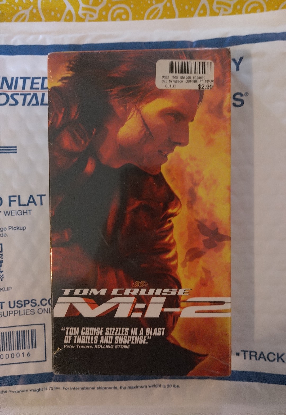 Mission Impossible sealed VHS Tom Cruise watermarks IGS ready
