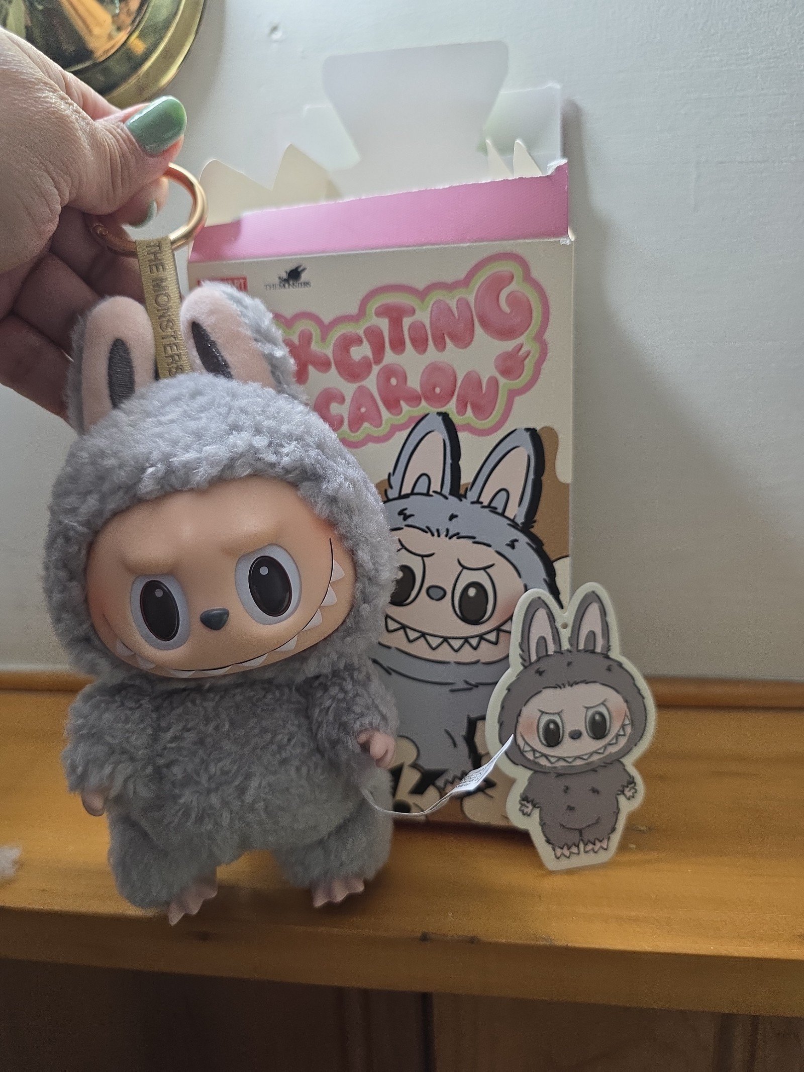 Exciting Macaron Labubu x The Monsters (Sesame Bean) Plush