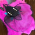 Bodacious Black Blue Floral Feather Fascinator Derby Church Tea Hat
