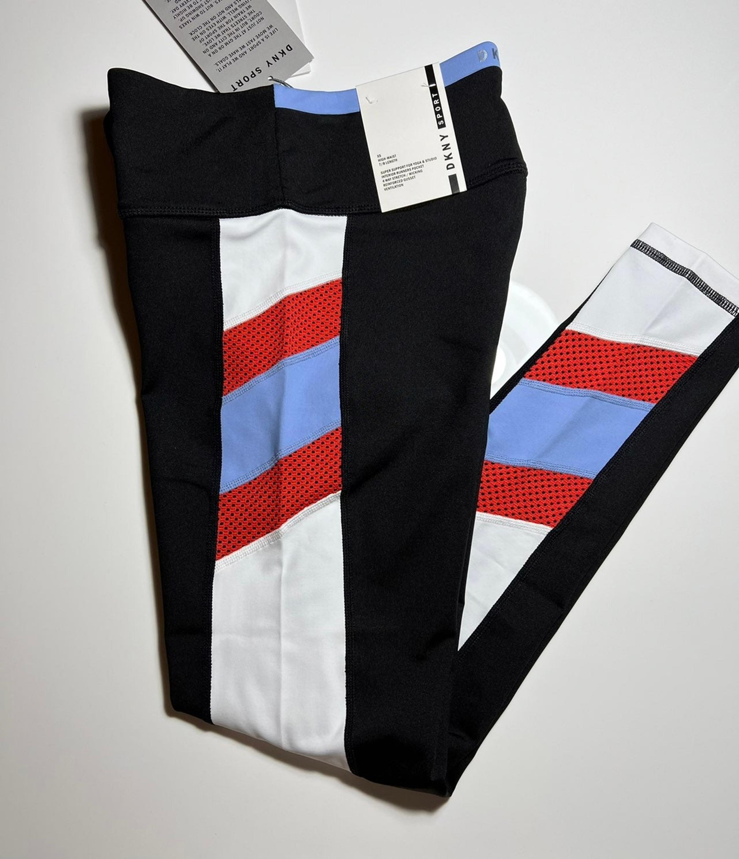 DKNY SPORT Women's Legging NEW Black, White, Blue, Red