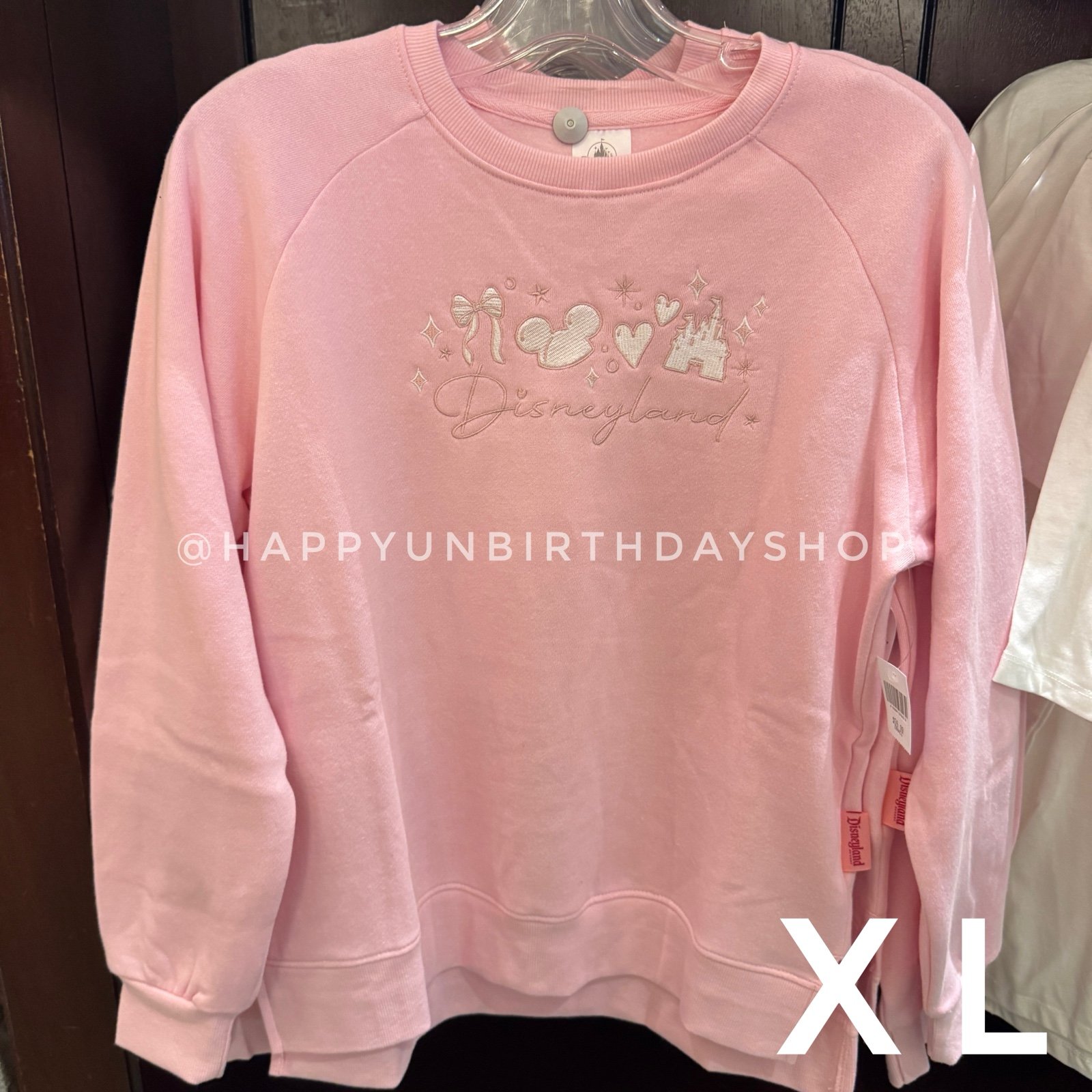 Disney Parks Disneyland Valentines Day Sweater Pink XL