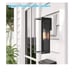 2-Pack Outdoor Wall Lanterns, Exterior Waterproof Wall Sconce with Glass Shades,