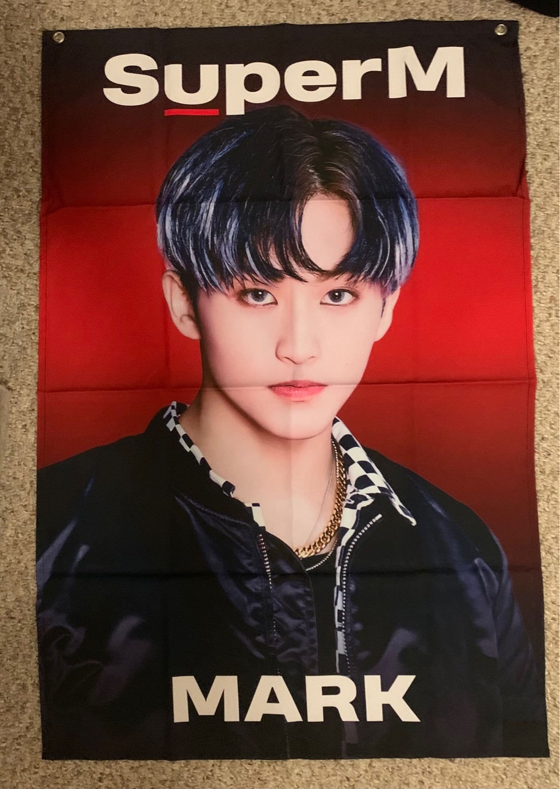 Mark Lee SuperM 100 Fabric Poster