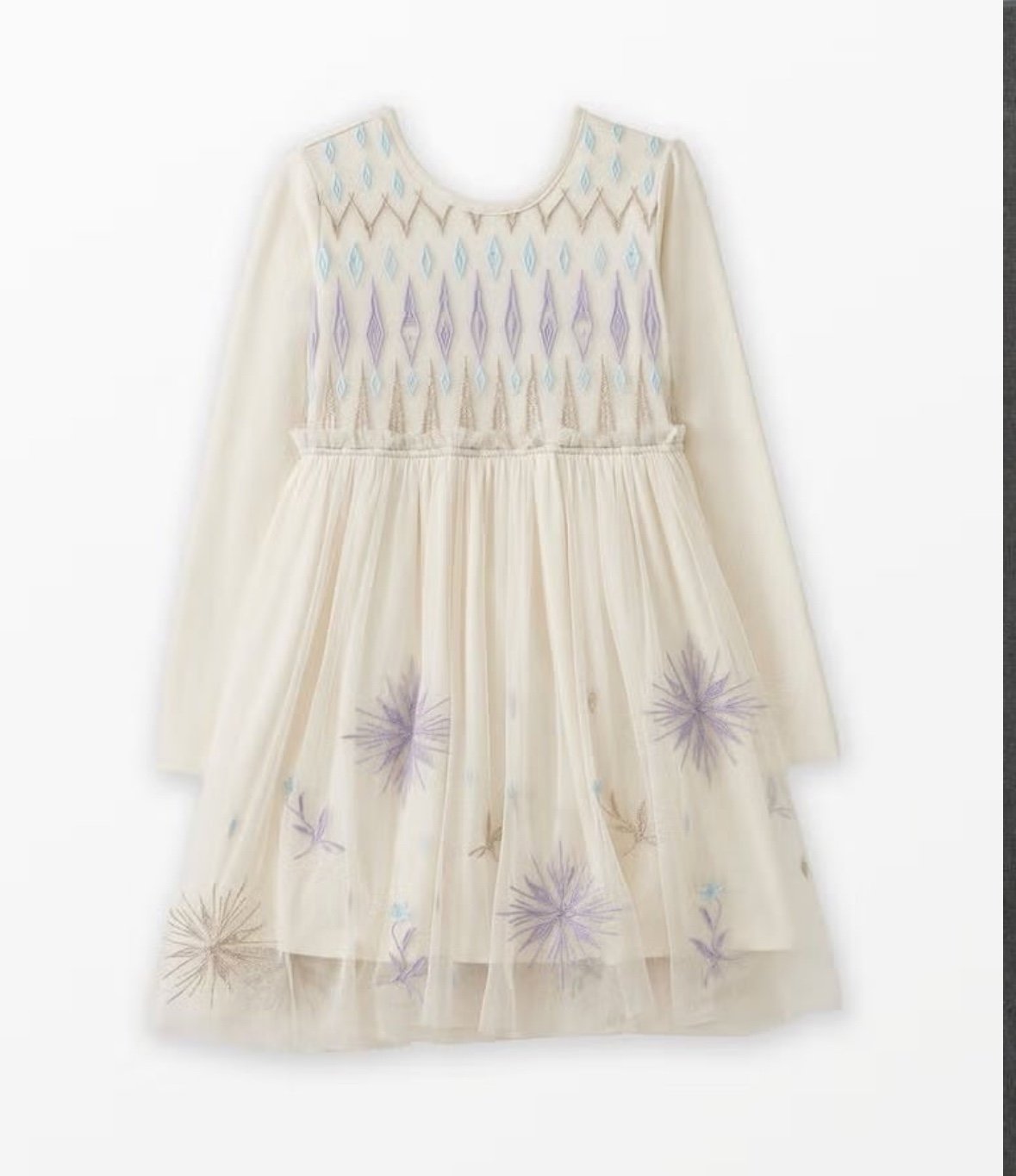 Hanna Andersson Disney Frozen Elsa Tulle Dress size 4