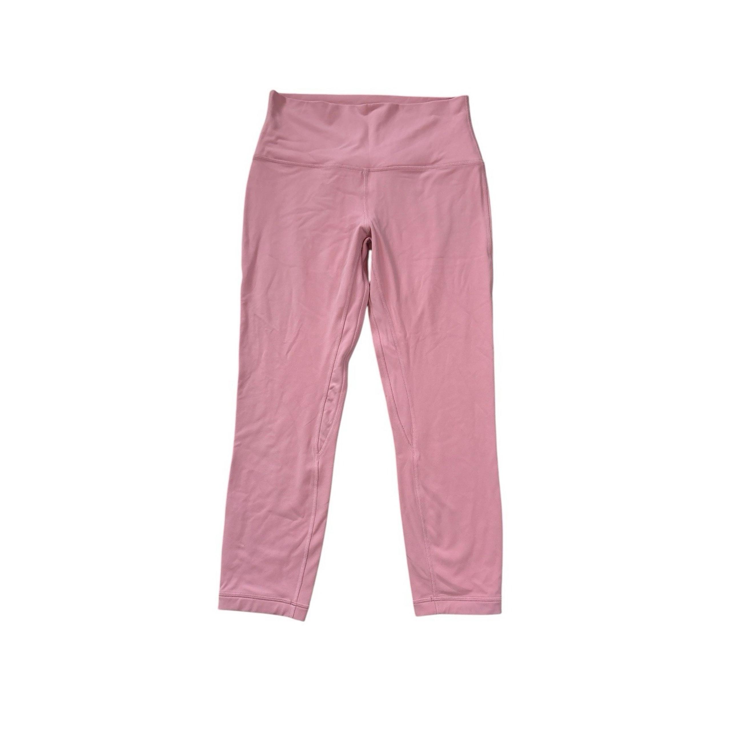 Lululemon align high rise crop 23" pink puff