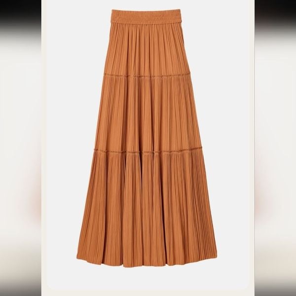 SILKY BOHO MAXI SKIRT
