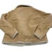 Derek Lam Coat Womens X Small Brown Tan Oversized Shearling Jacket Faux Leather