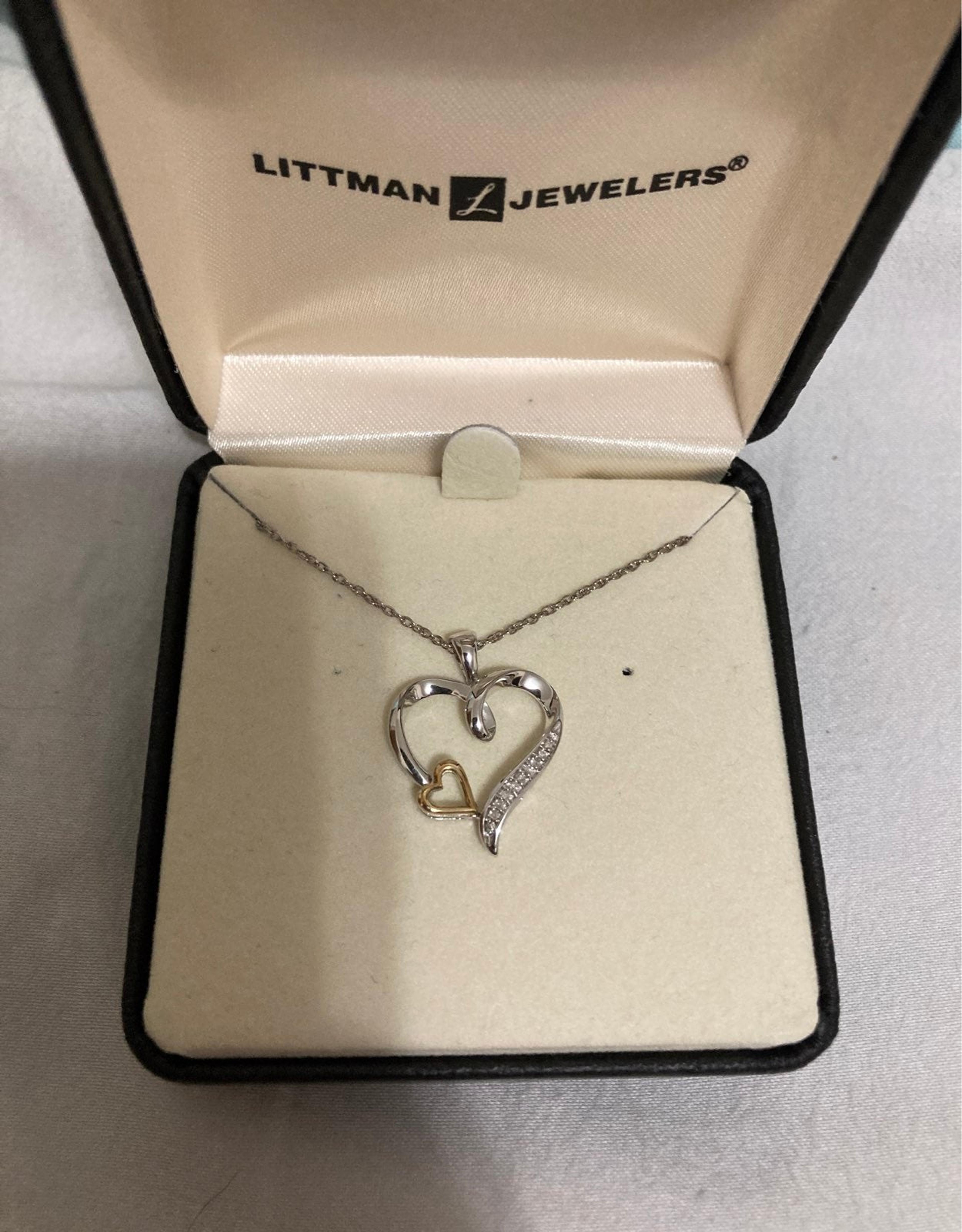 Littman jewelers diamond heart necklace Clearance