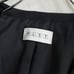PLST Suit XS XXS No Collar Pants Set-up Navy Linen Blend