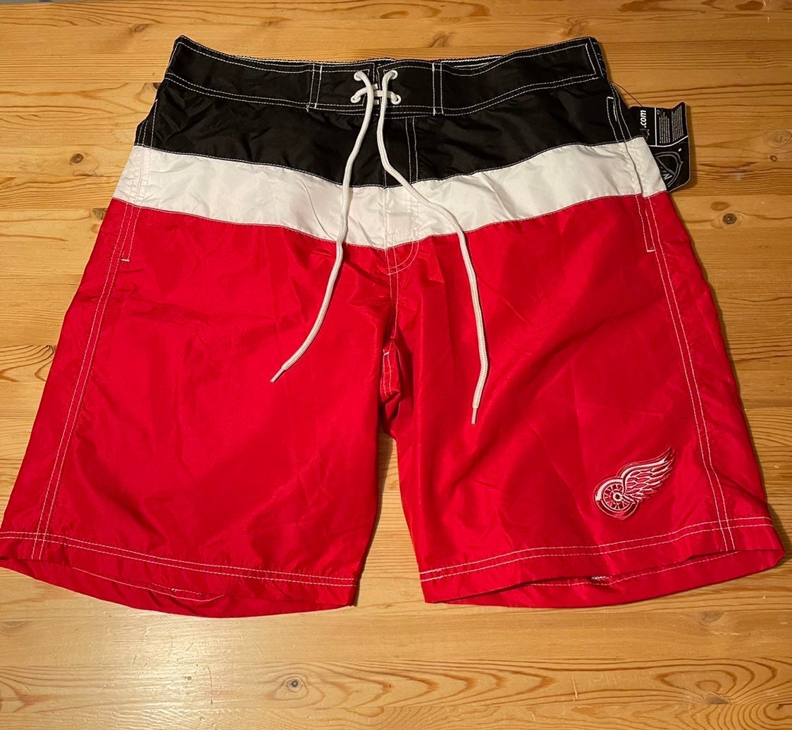 Detroit Red Wings Boardshorts Swim Trunks Men’s NHL Official Product size Large