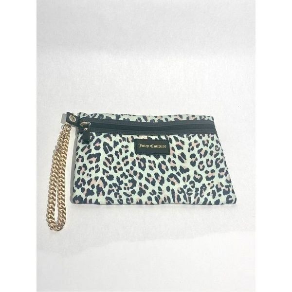Juicy Couture Leopard Print Makeup Bag / Pouch / Purse, Brand New