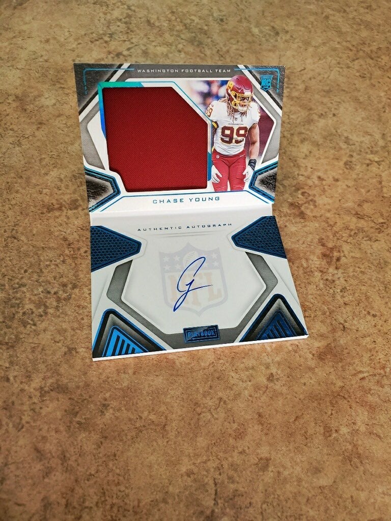 Chase young panini playbook autograph