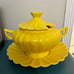 Vintage 70s pottery serving dish California pottery