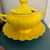 Vintage 70s pottery serving dish California pottery