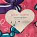 Betsey Johnson Balloon Dog Plush Blanket NEW . 50x60 In.
