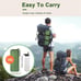 The full-size double camping air mattress set includes not only a pillow