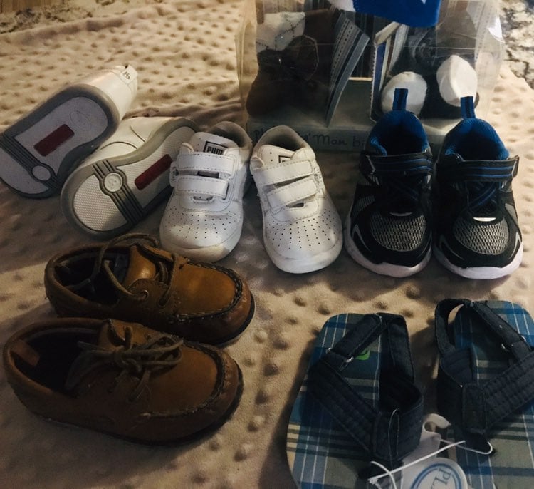 Baby shoe lot
