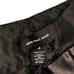 WHO WHAT WEAR Faux Leather Belted Black Trouser Pants 4 (Small) NWT