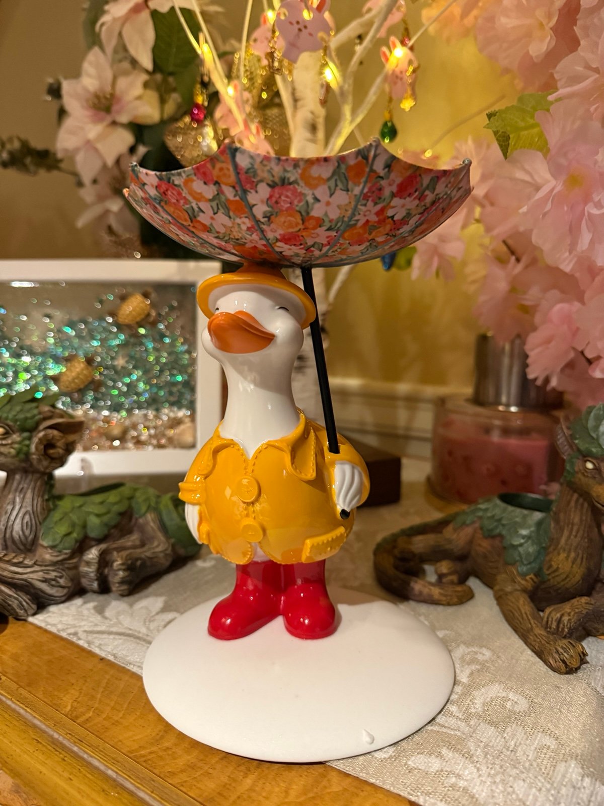 Bath & Body Works 2025 Spring Silly Goose 3 Wick Candle Holder